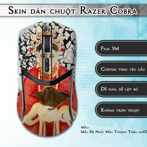 Skin dán chuột Razer Cobra Pro mẫu Mẫu Đệ Nhất Mẫu Thượng Thiên lsm029