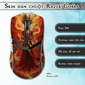 Skin dán chuột Razer Cobra Pro mẫu Natra nt23