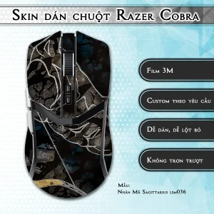 Skin dán chuột Razer Cobra Pro mẫu Nhân Mã Sagittarius lsm036
