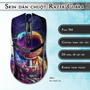 Skin dán chuột Razer Cobra Pro mẫu phi hành gia