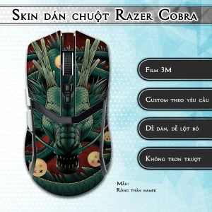 Skin dán chuột Razer Cobra Pro mẫu Rồng thần namek