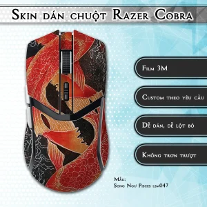 Skin dán chuột Razer Cobra Pro mẫu Song Ngư Pisces lsm047