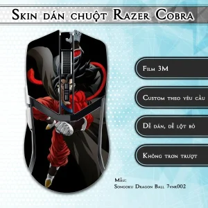 Skin dán chuột Razer Cobra Pro mẫu Songoku Dragon Ball 7vnr002