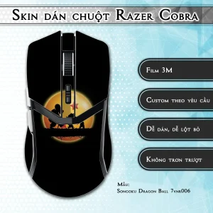 Skin dán chuột Razer Cobra Pro mẫu Songoku Dragon Ball 7vnr006