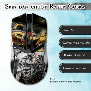 Skin dán chuột Razer Cobra Pro mẫu Songoku Dragon Ball 7vnr014