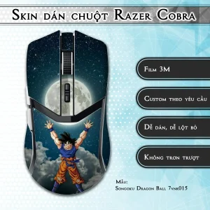 Skin dán chuột Razer Cobra Pro mẫu Songoku Dragon Ball 7vnr015