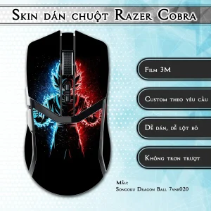 Skin dán chuột Razer Cobra Pro mẫu Songoku Dragon Ball 7vnr020