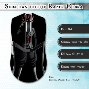 Skin dán chuột Razer Cobra Pro mẫu Songoku Dragon Ball 7vnr026