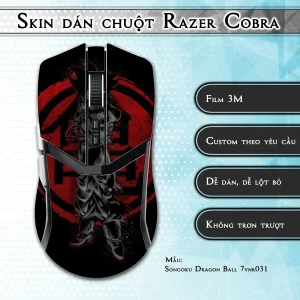 Skin dán chuột Razer Cobra Pro mẫu Songoku Dragon Ball 7vnr031