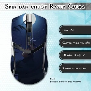 Skin dán chuột Razer Cobra Pro mẫu Songoku Dragon Ball 7vnr096