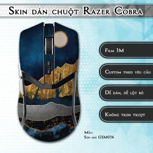 Skin dán chuột Razer Cobra Pro mẫu Sơn mài GSM036