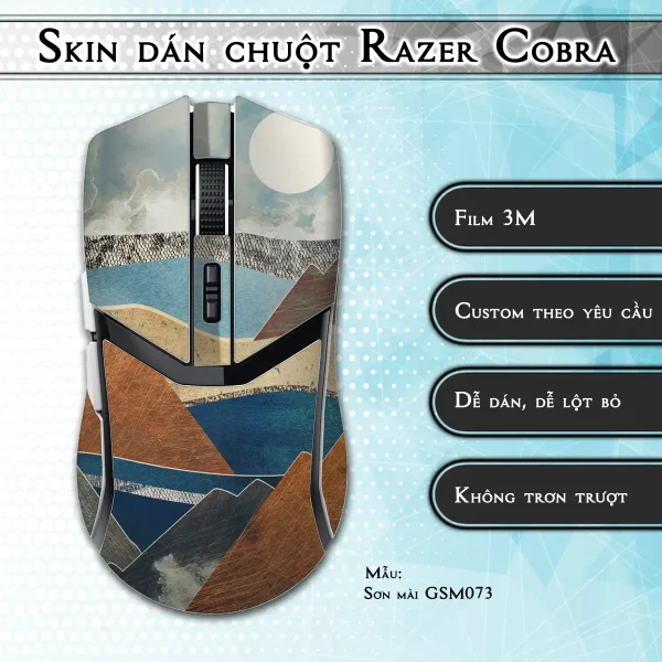 Skin dán chuột Razer Cobra Pro mẫu Sơn mài GSM073