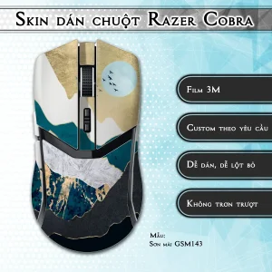 Skin dán chuột Razer Cobra Pro mẫu Sơn mài GSM143