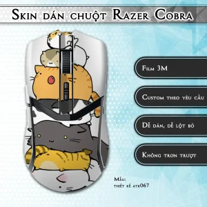 Skin dán chuột Razer Cobra Pro mẫu thiết kế atk067