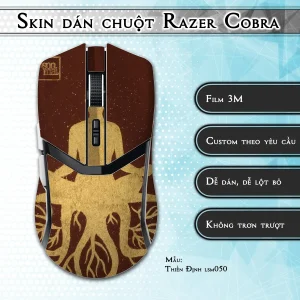 Skin dán chuột Razer Cobra Pro mẫu Thiền Định lsm050