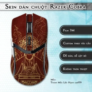 Skin dán chuột Razer Cobra Pro mẫu Thánh Mẫu Liễu Hạnh lsm059