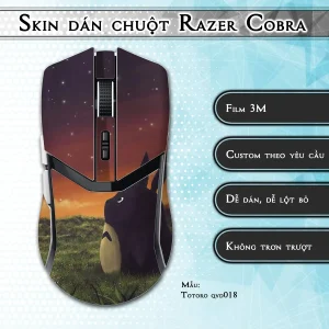 Skin dán chuột Razer Cobra Pro mẫu Totoro qvd018