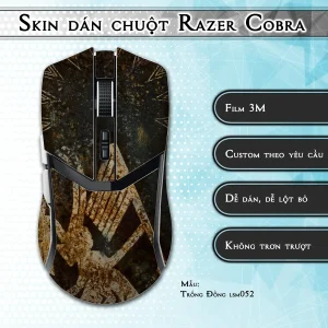 Skin dán chuột Razer Cobra Pro mẫu Trống Đồng lsm052
