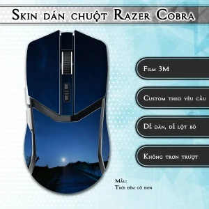Skin dán chuột Razer Cobra Pro mẫu Trời đêm cô đơn