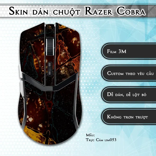Skin dán chuột Razer Cobra Pro mẫu Trực Cảm lsm053