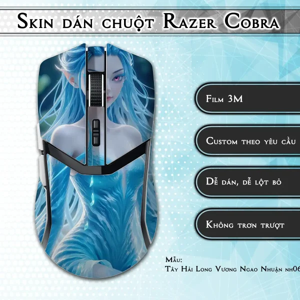 Skin dán chuột Razer Cobra Pro mẫu Tây Hải Long Vương Ngao Nhuận nh06