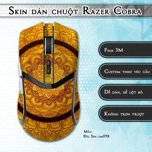 Skin dán chuột Razer Cobra Pro mẫu Đài Sen lsm058
