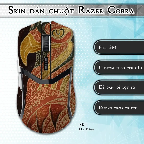 Skin dán chuột Razer Cobra Pro mẫu Đại Bàng