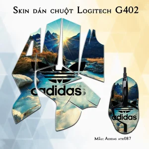 Skin dán chuột Logitech G402 mẫu Adidas atk087
