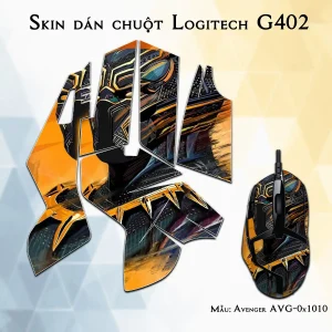 Skin dán chuột Logitech G402 mẫu Avenger avg1010