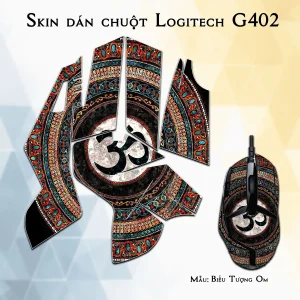 Skin dán chuột Logitech G402 mẫu Biểu Tượng Om