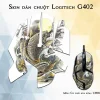 Skin dán chuột Logitech G402 mẫu Cá chép hóa rồng CHR001 Skin dán chuột Logitech G402 mẫu Cá chép hóa rồng CHR001