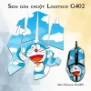 Skin dán chuột Logitech G402 mẫu Doremon Dor002 Skin dán chuột Logitech G402 mẫu Doremon Dor002