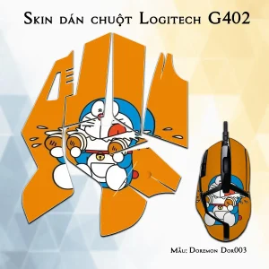 Skin dán chuột Logitech G402 mẫu Doremon Dor003