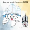 Skin dán chuột Logitech G402 mẫu Doremon Dor019 Skin dán chuột Logitech G402 mẫu Doremon Dor019
