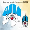 Skin dán chuột Logitech G402 mẫu Doremon Dor037 Skin dán chuột Logitech G402 mẫu Doremon Dor037