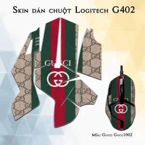 Skin dán chuột Logitech G402 mẫu Gucci Gucc1002