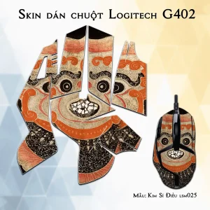 Skin dán chuột Logitech G402 mẫu Kim Sí Điểu lsm025
