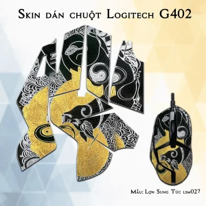 Skin dán chuột Logitech G402 mẫu Lợn Sung Túc lsm027