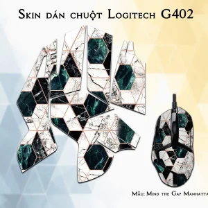 Skin dán chuột Logitech G402 mẫu Mind the Gap Manhattan Trial074