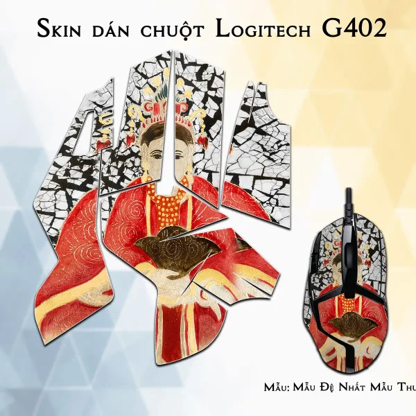 Skin dán chuột Logitech G402 mẫu Mẫu Đệ Nhất Mẫu Thượng Thiên lsm029