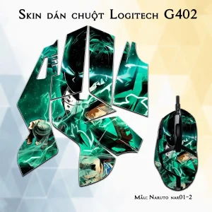 Skin dán chuột Logitech G402 mẫu Naruto nar01-2