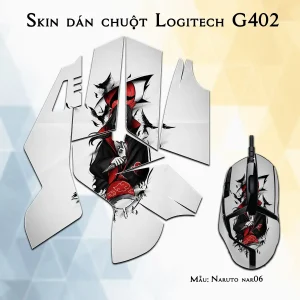 Skin dán chuột Logitech G402 mẫu Naruto nar06