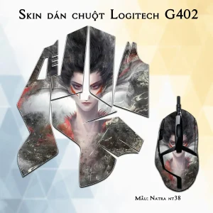 Skin dán chuột Logitech G402 mẫu Natra nt38