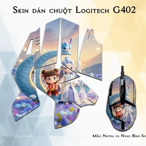 Skin dán chuột Logitech G402 mẫu Natra và Ngao Bính Socute nt11
