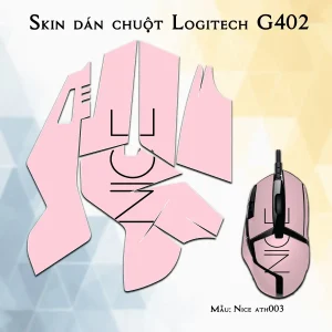 Skin dán chuột Logitech G402 mẫu Nice ath003
