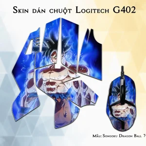Skin dán chuột Logitech G402 mẫu Songoku Dragon Ball 7vnr008