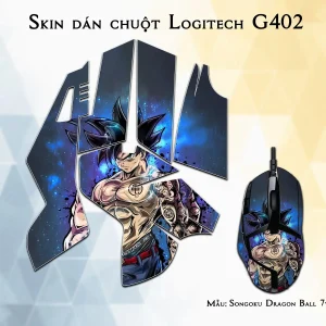 Skin dán chuột Logitech G402 mẫu Songoku Dragon Ball 7vnr033