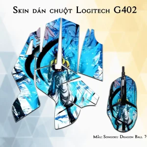 Skin dán chuột Logitech G402 mẫu Songoku Dragon Ball 7vnr094