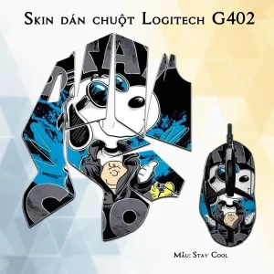 Skin dán chuột Logitech G402 mẫu Stay Cool