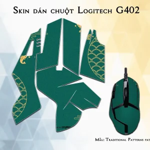 Skin dán chuột Logitech G402 mẫu Traditional Patterns patt11